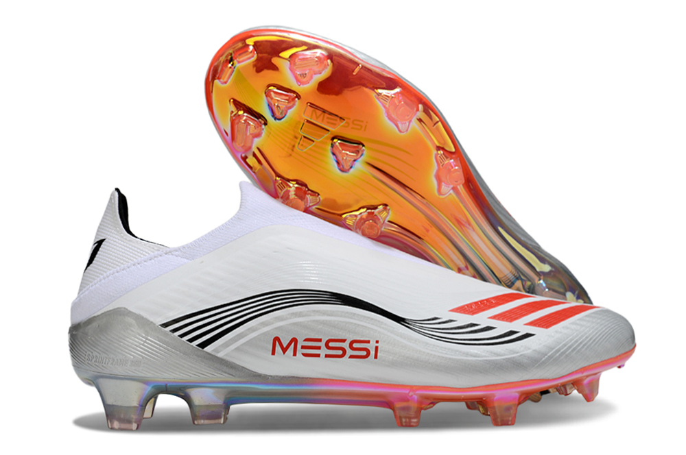 F50 ELITE PRO LACELESS X MESSI WHITE BLACK RED