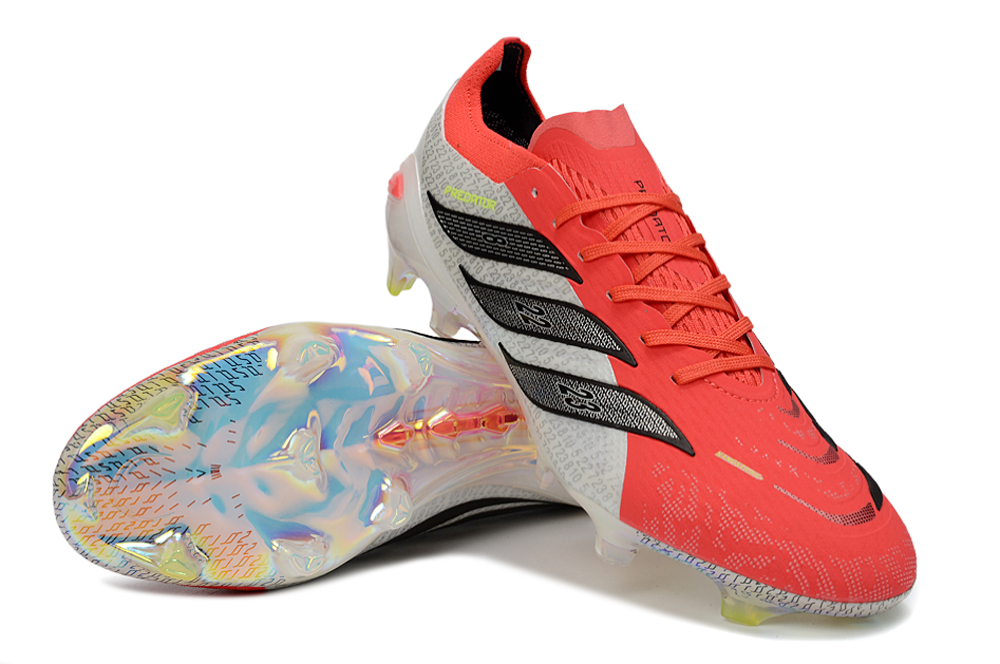 PREDATOR ACCURACY FG WHITE RED CORAL