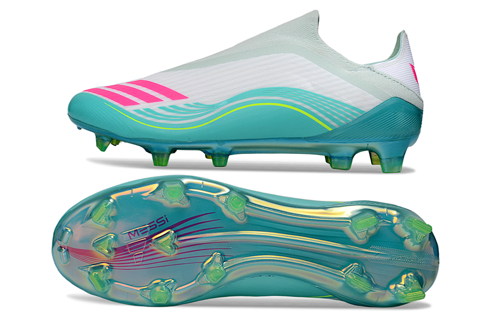 F50 TF MESSI LACELESS WHITE GREEN