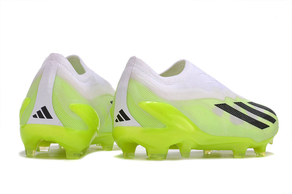 CRAZYFAST X1 WHITE NEON YELLOW LACELESS