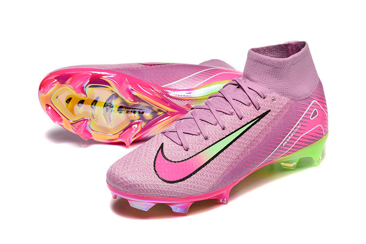 AIR ZOOM MERCURIAL HIGH SUPERFLY PINK GREEN