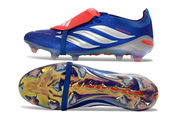 PREDATOR ACCURACY FG LACETS BLUE WHITE RED