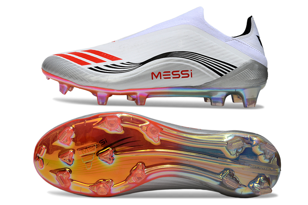 F50 ELITE PRO LACELESS X MESSI WHITE BLACK RED