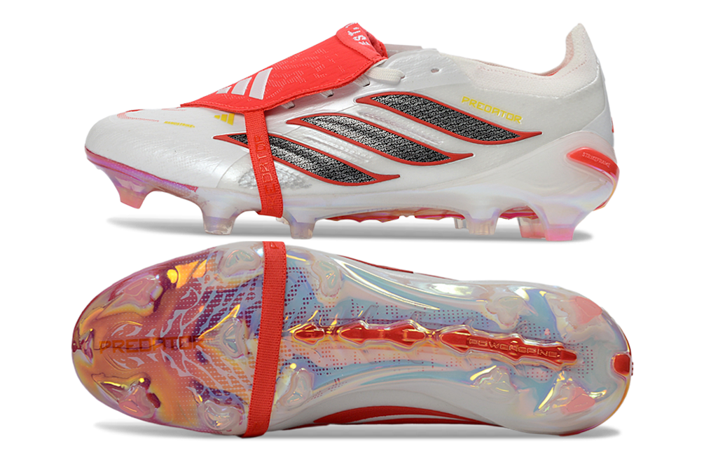 PREDATOR ACCURACY FG WHITE RED CORAL