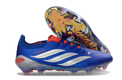 PREDATOR ACCURACY FG LACETS BLUE SILVER RED