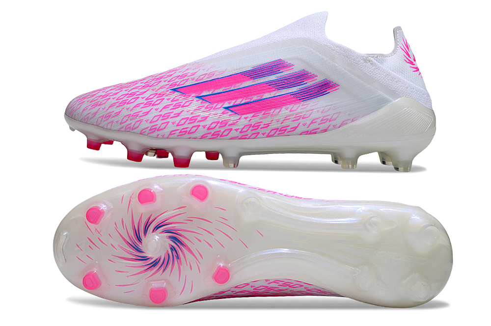 F50 ELITE LIGHTSTRIK LACELESS PINK WHITE