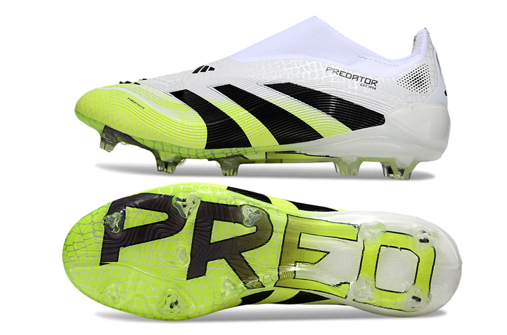 PREDATOR ELITE RADIANT LACELESS WHITE YELLOW